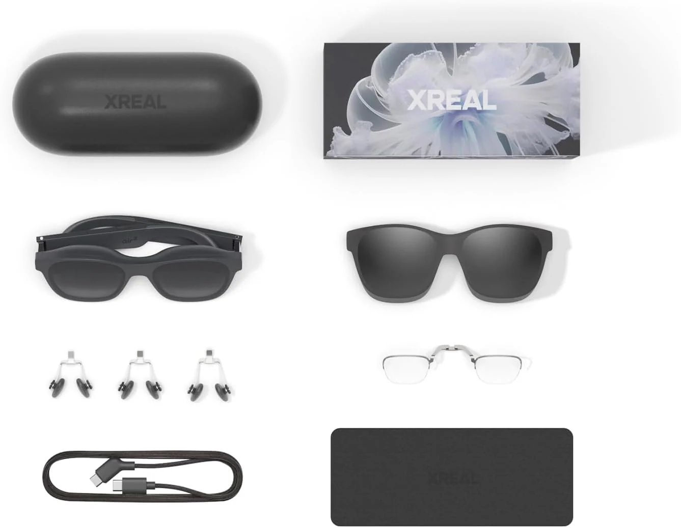 Lentes XREAL Air 2 AR con atenuación electrocrómica de 3 niveles 120Hz 130 pulgadas gafas inteligentes gafas para monitor de juegos - Image 6