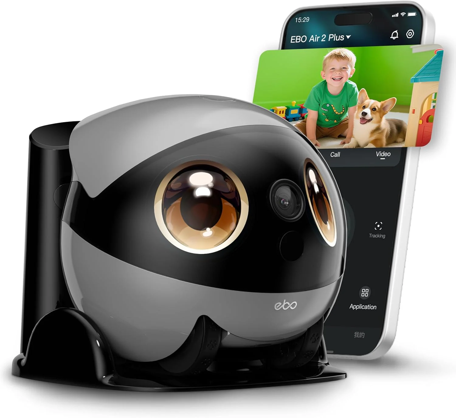 Robot Cámara EBO Air 2 Plus | Video 2 Vías, IA y 3K - Image 10