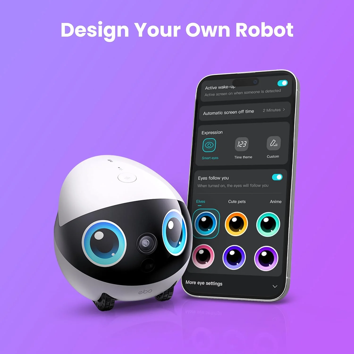 Robot Cámara EBO Air 2 Plus | Video 2 Vías, IA y 3K - Image 8