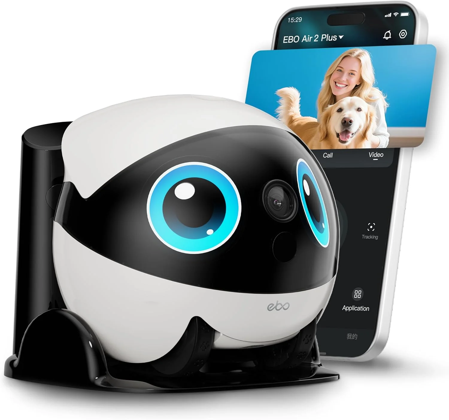 Robot Cámara EBO Air 2 Plus | Video 2 Vías, IA y 3K - Image 9