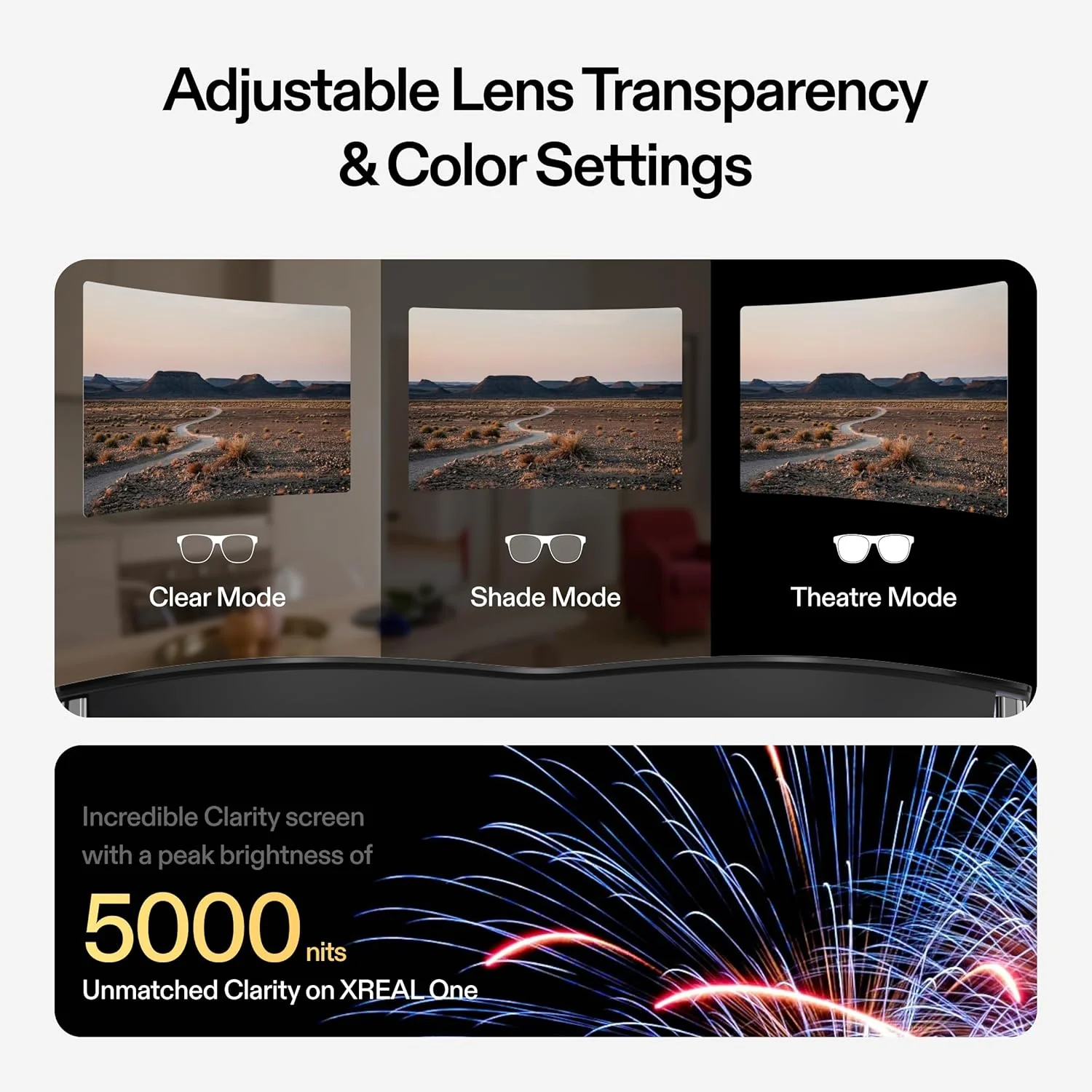 XREAL - Lentes AR ONE Pantalla Virtual 147" Micro-OLED con Chip X1 y Sonido Bose - Image 5